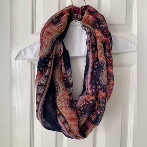 Red Camel Infinity Scarf Lightweight Navy Blue Orange Tan Pink White Women’s OS